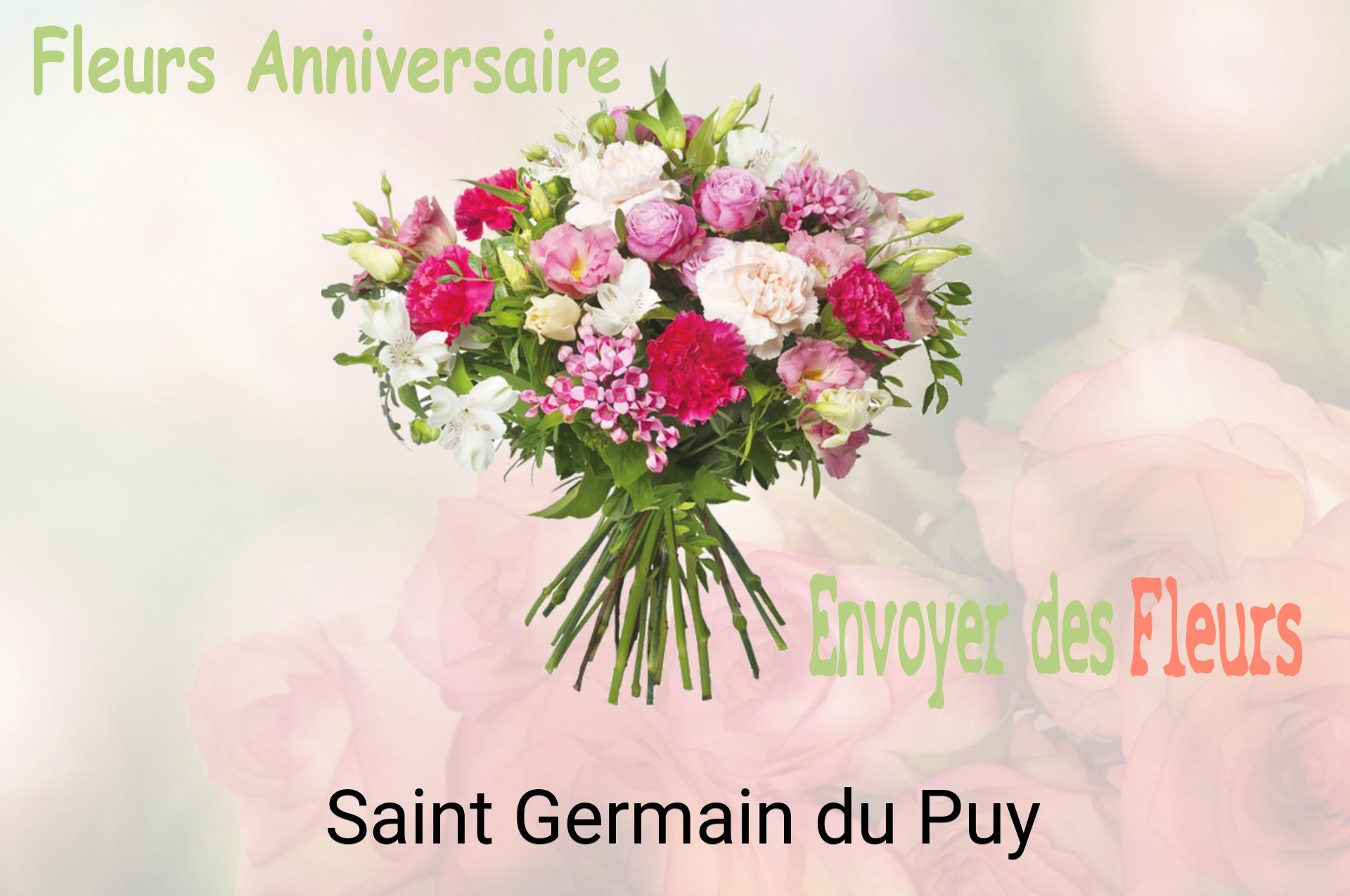 Bouquet de fleurs d’anniversaire livré à Saint-Germain-du-Puy